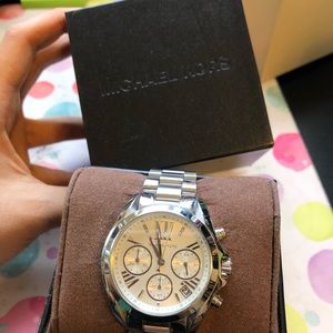 Michael Kors Bradshaw Silver Watch